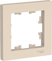 Рамка универсальная Systeme Electric AtlasDesign 1-м. бежевый картинка